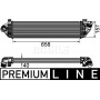 CI 198 000P MAHLE Интеркулер