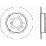 BDA1677.10 OPEN PARTS Гальмівний диск
