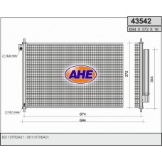 43542 AHE Конденсатор кондиціонера