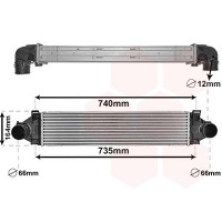 59004190 VAN WEZEL Интеркулер