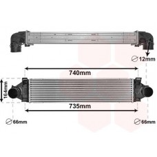59004190 VAN WEZEL Интеркулер