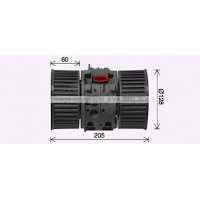 RT8654 AVA QUALITY COOLING Вентилятор салону