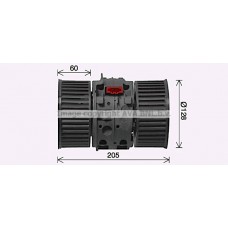 RT8654 AVA QUALITY COOLING Вентилятор салону