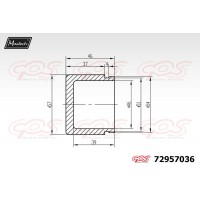 72957036 MAXTECH Поршень корпус скоби гальма