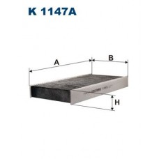 K 1147A FILTRON Фільтр повітря у внутрішньому просторі