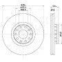 DI-0924 JAPANPARTS Гальмівний диск