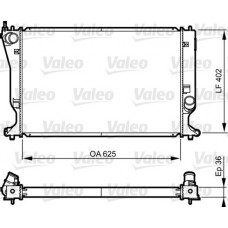 735573 VALEO Радіатор охолодження двигуна