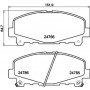 8DB 355 013-881 HELLA Комплект гальмівних колодок, дискове гальмо