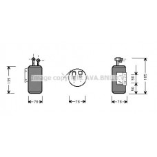 VND169 AVA QUALITY COOLING Осушувач кондиціонера