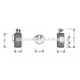 VND169 AVA QUALITY COOLING Осушувач кондиціонера