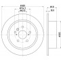 ND1130K NISSHINBO Гальмівний диск
