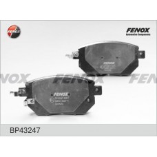 BP43247 FENOX Комплект гальмівних колодок дисковий гальм
