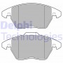 LP3684 DELPHI Комплект гальмівних колодок дисковий гальм