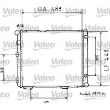 819383 VALEO Радіатор охолодження двигуна