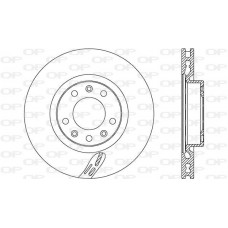 BDA2725.20 OPEN PARTS Гальмівний диск