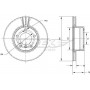 TX 71-05 TOMEX Brakes Гальмівний диск