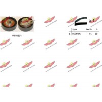04.5051 AUTOKIT Комплект ременя ГРМ