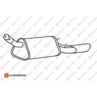 E12839E EUROREPAR Глушник вихлопних газів кінцевий