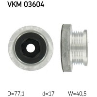 VKM 03604 SKF Механізм вільного ходу генератора