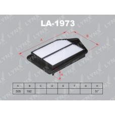 LA-1973 LYNXauto Повітряний фільтр