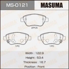 MS-0121 MASUMA Комплект гальмівних колодок