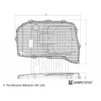 ADBP210107 BLUE PRINT Гідрофільтр автоматична коробка передач
