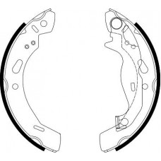 8DB 355 000-291 HELLA PAGID Комплект гальмівних колодок