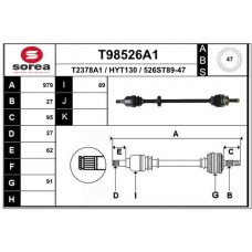 T98526A1 EAI Привідний вал
