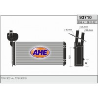 93710 AHE Теплообмінник обігрів салону