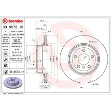 09.9573.11 BREMBO Гальмівний диск