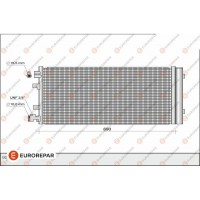 1610163380 EUROREPAR Конденсатор кондиціонера