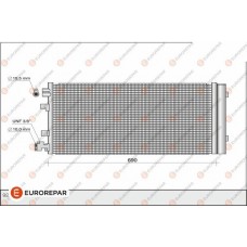 1610163380 EUROREPAR Конденсатор кондиціонера