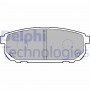 LP1850 DELPHI Комплект гальмівних колодок дисковий гальм