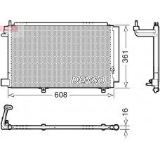 DCN10041 DENSO Конденсатор кондиціонера