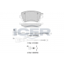 181674-208 ICER Комплект гальмівних колодок дисковий гальм