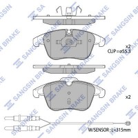 SP2207A Hi-Q Комплект гальмівних колодок дисковий гальм
