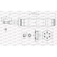 SAB8212.31 OPEN PARTS Амортизатор