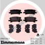 23967.155.1 ZIMMERMANN Комплект гальмівних колодок дисковий гальм