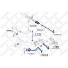 77-00887-SX STELLOX Підвіска важіль незалежної підвіски колеса