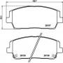 8DB 355 040-011 HELLA Комплект гальмівних колодок дисковий гальм