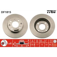 DF1815 TRW Гальмівний диск