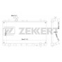MK-1223 ZEKKERT Радіатор охолодження двигуна