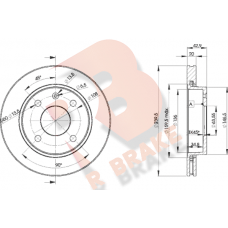 78RBD21064 R BRAKE Гальмівний диск