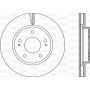 BDR2237.20 OPEN PARTS Гальмівний диск