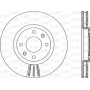 BDA1955.20 OPEN PARTS Гальмівний диск