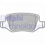 LP1741 DELPHI Комплект гальмівних колодок дисковий гальм