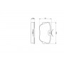 0 986 460 988 BOSCH Комплект гальмівних колодок дисковий гальм