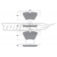 TX 13-25 TOMEX Brakes Комплект гальмівних колодок дисковий гальм