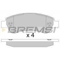 BP3286TR BREMSI Комплект гальмівних колодок дисковий гальм