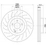 8DD 355 127-961 HELLA PAGID Гальмівний диск